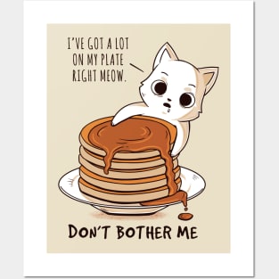 Cat Pancakes Posters and Art